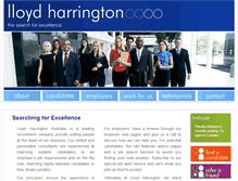 Tablet Screenshot of lloydharrington.com.au
